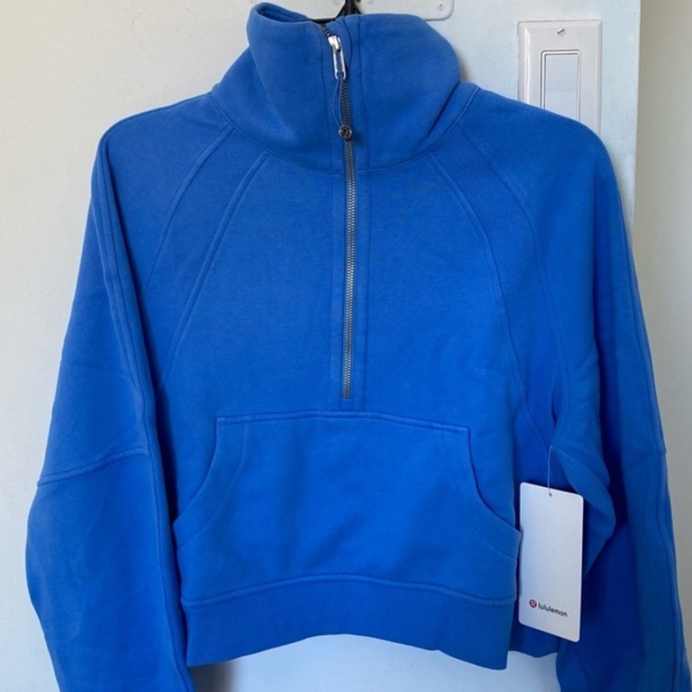 ❤️ Lululemon Scuba Oversized Funnel Neck in Blue Nile NWT Size XS/S